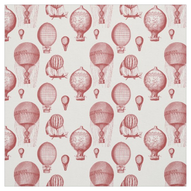 Vintage Luftballons in Braun Stoff (Muster)