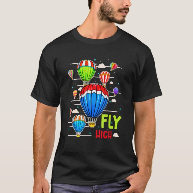 Vintage Luftballons T-Shirt (Vorderseite)