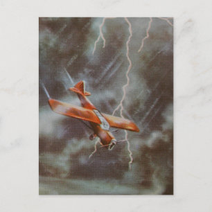 Vintage Luftpostkarte Postkarte