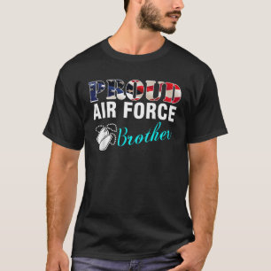 Vintage Luftwaffe mit amerikanischer Flagge T-Shirt