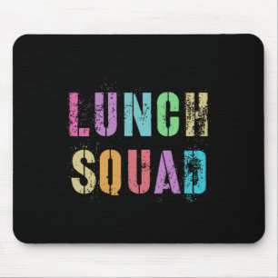 Vintage Lunch Squad Byck Zurück zur Schulbüro-Verp Mousepad