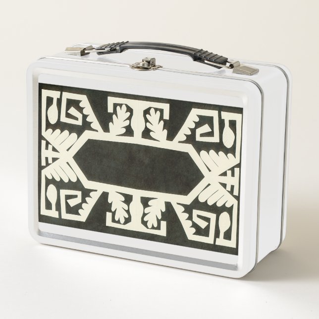 Vintage Lunchbox für das Design von Erdpapier (Vorderseite)