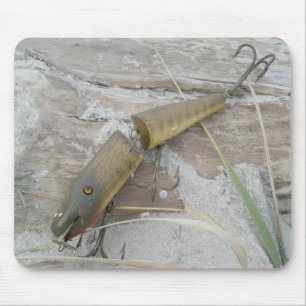 Vintage Lure Creek Chub Jointed Pikie-Mausepad Mousepad