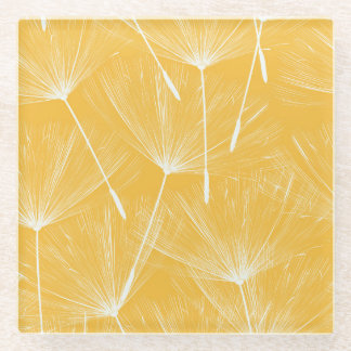 Vintage Lüster: Nahtloses Muster Glasuntersetzer