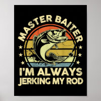 Vintage Lustig Fishing Master Köder Ich bin immer