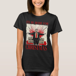 Vintage Lustig Humorvoll Trump Ich werde zu Weihna T-Shirt