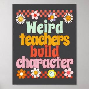 Vintage Lustig Retro Motivierend Lehrer Retro Poster