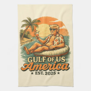 Vintage Lustig Trump Amerikas Golf 2025 Geschirrtuch