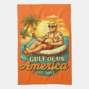 Vintage Lustig Trump Amerikas Golf 2025 Geschirrtuch