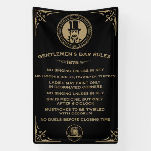 Vintage lustige Bar Signatur für Zuhause Bar Banner