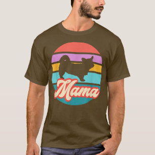 Vintage lustige Corgi-Mama-Hundemutter Muttertag G T-Shirt