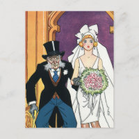 Vintage lustige Hochzeit, Mai Dezember Romantik
