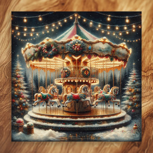 Vintage, lustige, langweilige Weihnachten Poster
