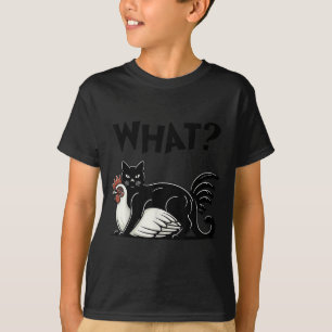 Vintage lustige Meme Niedliche Katzenkatze und Huh T-Shirt