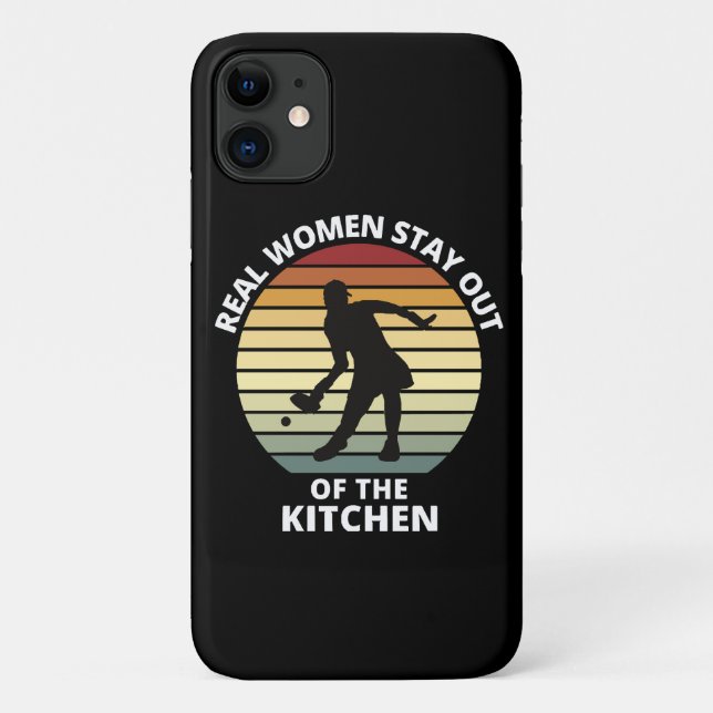 Vintage lustige Pickleball Frauen Case-Mate iPhone Hülle (Rückseite)