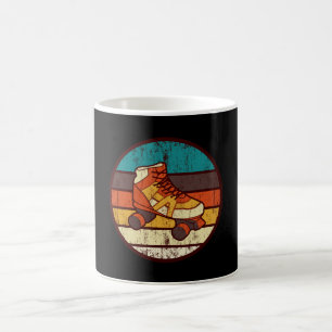 VINTAGE LUSTIGE ROLLERSKATING Geschenk SKATES SKAT Kaffeetasse