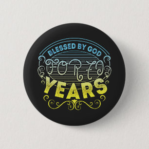 Vintage lustiger 70 Jahre alter Spruch Zitat Button