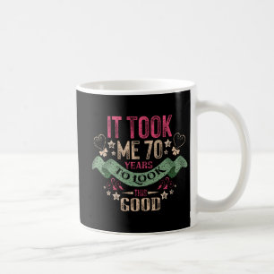 Vintage lustiger 70 Jahre alter Spruch Zitat Kaffeetasse