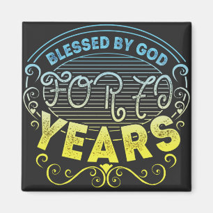 Vintage lustiger 70 Jahre alter Spruch Zitat Magnet