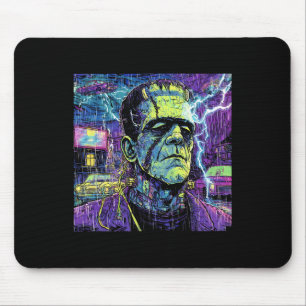Vintage lustiger Frankenstein-Monster-Liebhaber Gr Mousepad