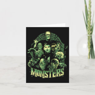 Vintage lustiger Monster Mash Frankenstein Horror Karte