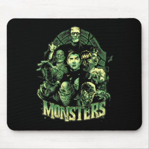 Vintage lustiger Monster Mash Frankenstein Horror Mousepad
