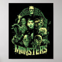 Vintage lustiger Monster Mash Frankenstein Horror