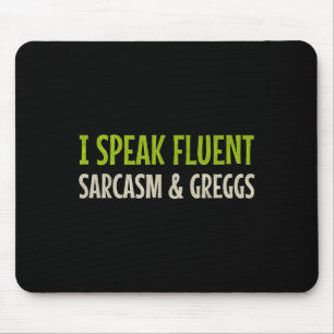 Vintage lustiger Spruch I Fließend Sarkasmus & Mousepad