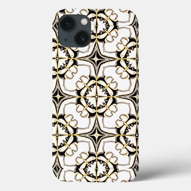 Vintage Luxe Fliese Case-Mate iPhone Hülle (Rückseite)
