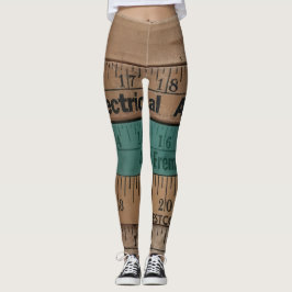Vintage Machthaber und Maßstab-Leggings Leggings