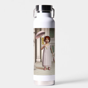 Vintage Mädchen - Süße Retro-Victorianische Kunst Trinkflasche
