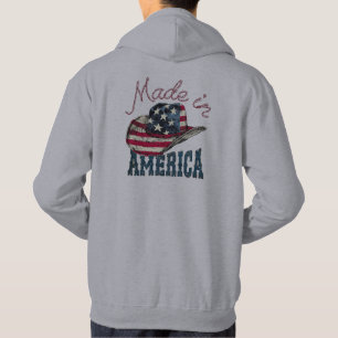Vintage Made in America US-Cowboyhut Patriotic Des Hoodie