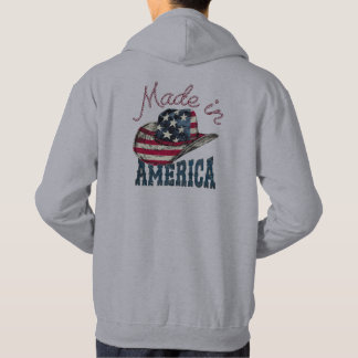 Vintage Made in America US-Cowboyhut Patriotic Des Hoodie