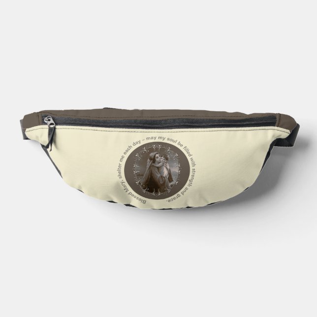 Vintage Madonna und Kind mit Silberrahmen Bauchtasche (Ablage )