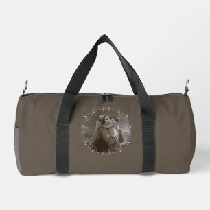 Vintage Madonna und Kind mit Silberrahmen Duffle Bag
