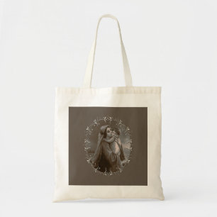 Vintage Madonna und Kind mit Silberrahmen Tragetasche