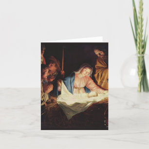 Vintage Madonna und Kind religiöser Weihnachts-Ho Feiertagskarte