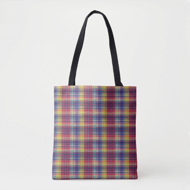 Vintage Madras Karomuster (Vorderseite)