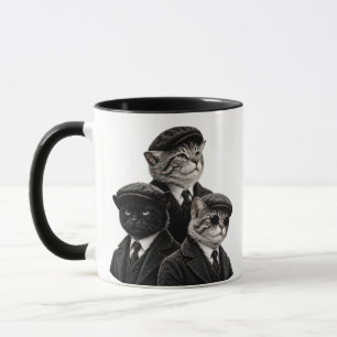 Vintage-Mafia-Katzen-Tasse – Lustiges Geschenk für Tasse