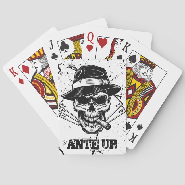 Vintage Mafia Personalisierte Spielkarten (Rückseite)