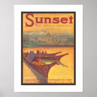 VINTAGE-MAGAZINCOVER VON 1914 POSTER