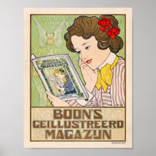 Vintage-Magazinwerbung von Caspel Poster