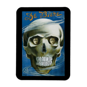 Vintage Magic Poster, De Biere der Geheimnisvolle Magnet