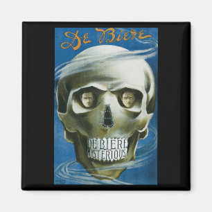 Vintage-Magieposter, De Biere der Geheimnisvolle Magnet