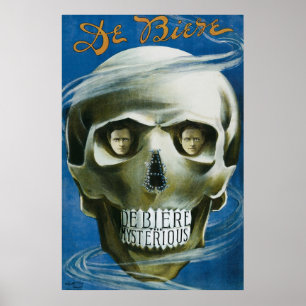 Vintage-Magieposter, De Biere der Geheimnisvolle Poster