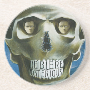 Vintage-Magieposter, De Biere der Geheimnisvolle Untersetzer