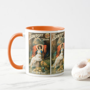 Vintage-Magieposter, Magier Frederick Bancroft Tasse