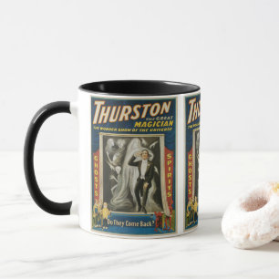 Vintage-Magieposter, Thurston, Der große Magier Tasse