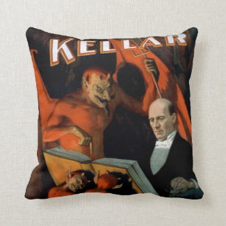 Vintage Magier Kellar Teufel Kissen