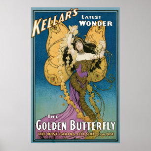 Vintage magische Plakat-Kunst Poster